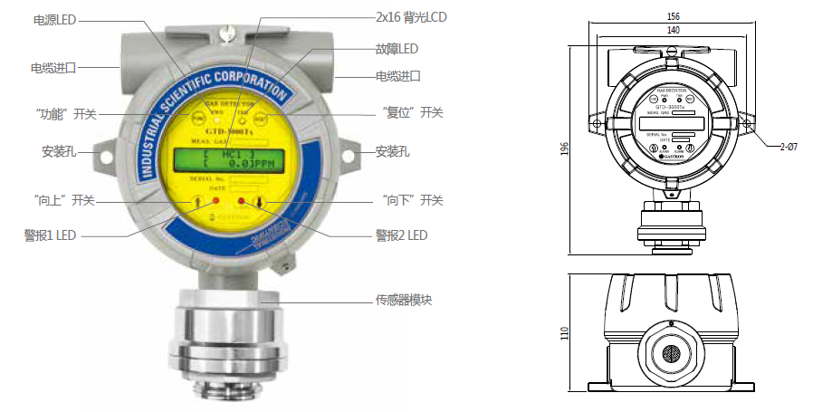 1-20091P94K22Y 英思科气体检测仪