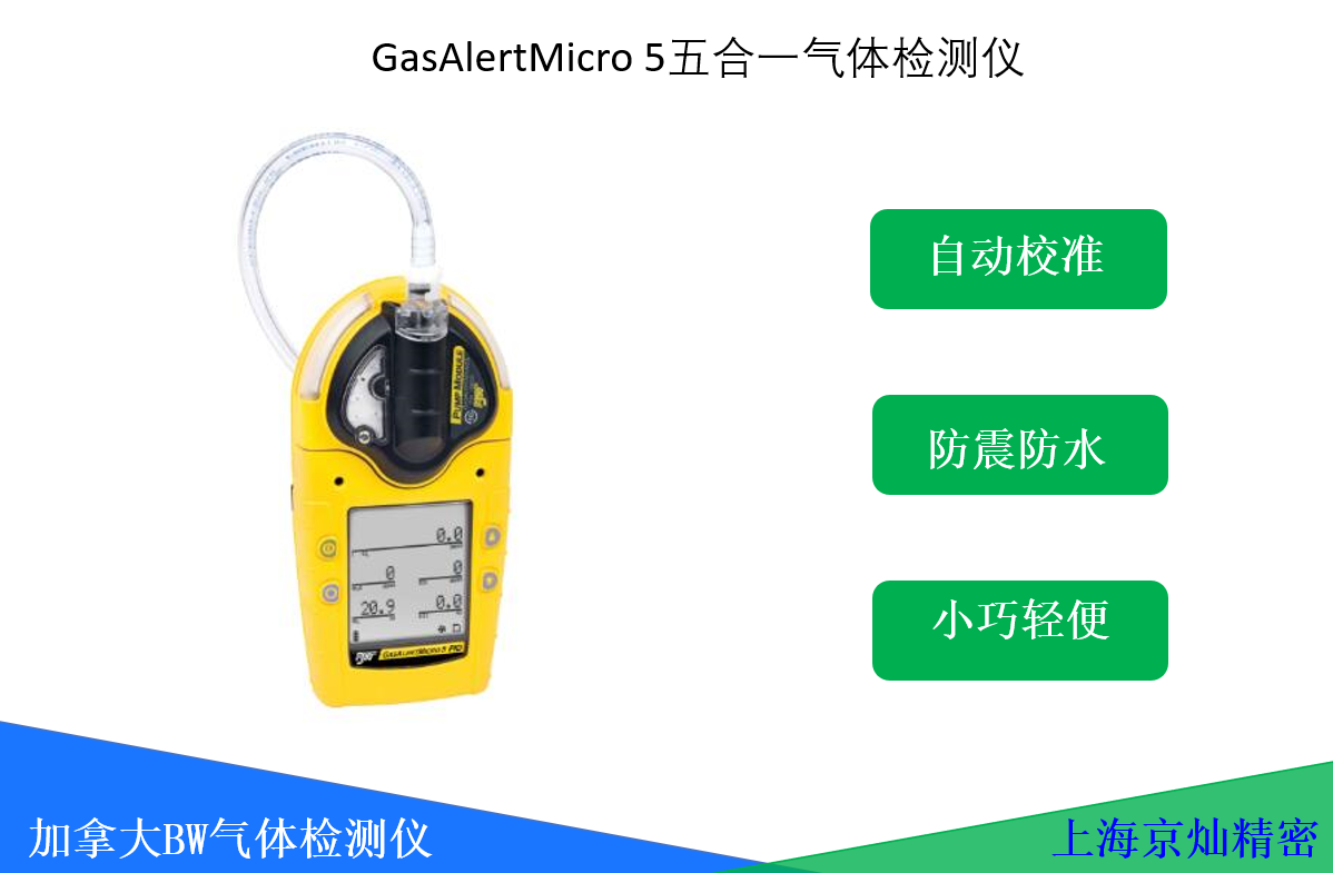 1-200HQ6451U96 BW GasAlertMicro 5五合一气体检测仪
