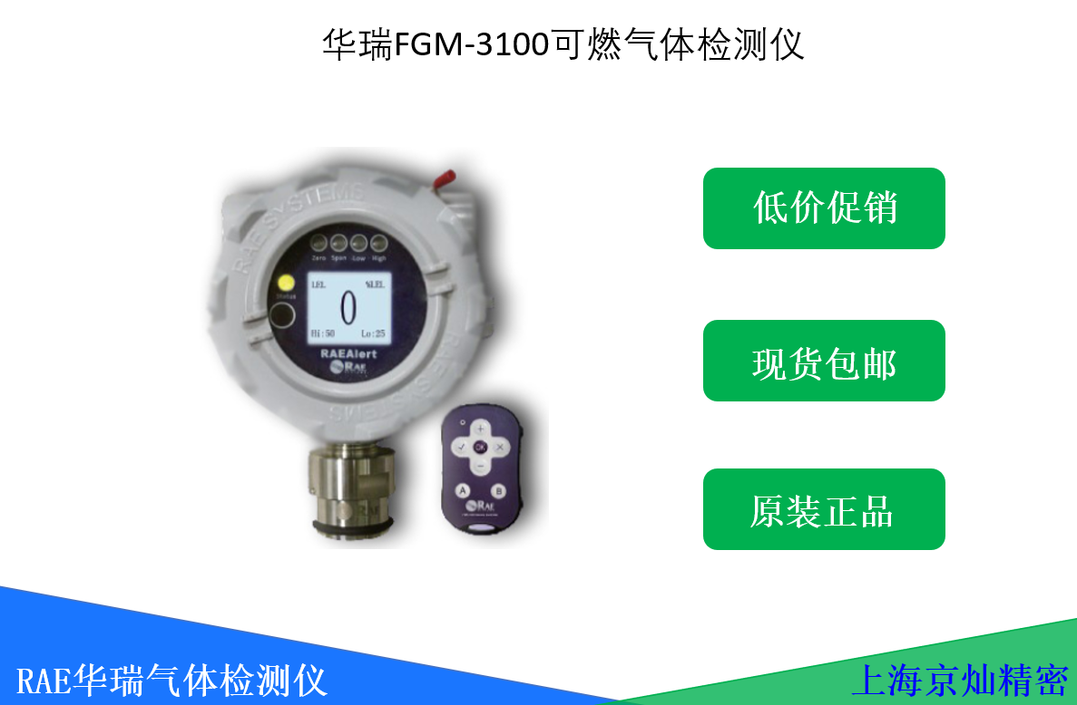 1-200915154AJ21 华瑞FGM-3100可燃气体检测仪
